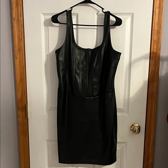 Express Black Mini Dress - Picture 1 of 6
